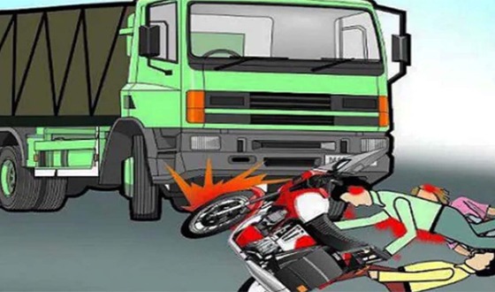 ট্রাক-মোটরসাইকেল সংঘর্ষ, নিহত ৩