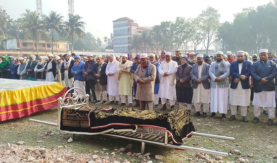 জামায়াতে ইসলামীর সাবেক আমির মাওলানা নূরুন্নবী জিহাদীর জানাজা অনুষ্ঠিত