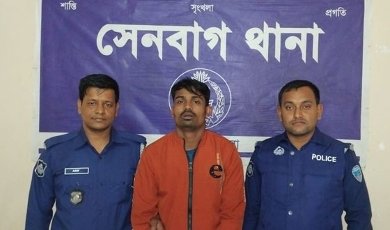 সেনবাগে ডাকাতির ঘটনায় সন্দেহজনক আসামী গ্রেপ্তার