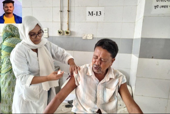 টাঙ্গাইলের মির্জাপুর পুলিশ ও ছাত্রলীগ নেতার হামলায় কৃষক লিয়াকত আলী আহত