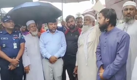 আশাশুনিতে জুলাই শহীদদের স্মৃতি স্মারক স্থাপন স্থান পরিদর্শনে জেলা প্রশাসক