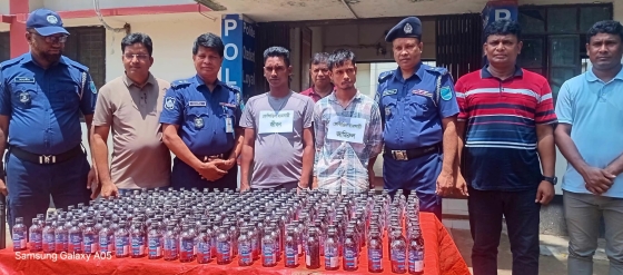 কালিয়াকৈরে ৩০২বোতল ফেনসিডিল সহ আটক ২