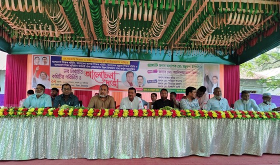 বিরলে শিক্ষক সমিতির নব নির্বাচিত কমিটির পরিচিতি ও সভা