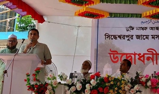 কমলগঞ্জে প্রখ্যাত সুফী সাধক আজমত শাহ প্রতিষ্ঠিত মসজিদ পুণ: নির্মান