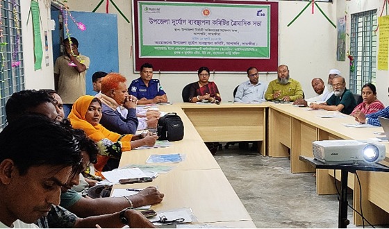 আশাশুনিতে উপজেলা দুর্যোগ ব্যবস্থাপনা কমিটির সভা