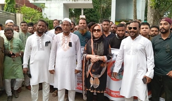সরাইলে বিএনপি’র মৌন মিছিল কর্মসূচি