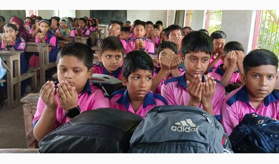 কাউখালীর সকল শিক্ষা প্রতিষ্ঠানে দোয়া ও শোক পালন