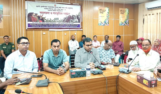 গোমস্তাপুরে জুলাই পুনর্জাগরণে সমাজগঠনে শপথ পাঠ