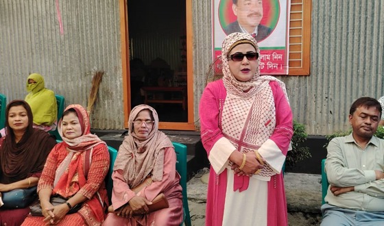 টাঙ্গাইলে দাইন্যা ইউনিয়নে উঠান বৈঠকে ধানের শীষে টুকুর জন্য ভোট প্রার্থনা