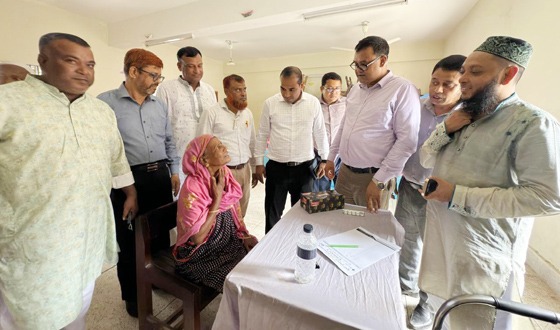 রাণীনগরে ফ্রি মেডিকেল ক্যাম্প