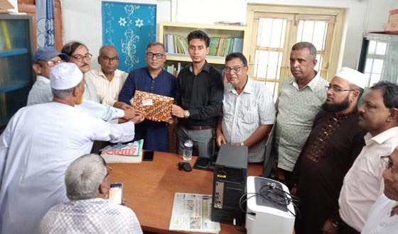 কচুয়া প্রেসক্লাবের পক্ষ থেকে  ইউএনও কে এম আবু নওশাদ এর বিদায় সংবর্ধনা