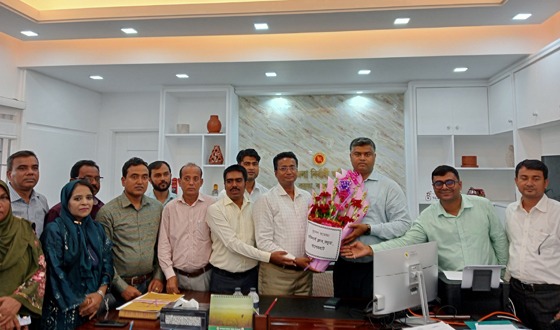 কচুয়ায় নবাগত উপজেলা নির্বাহী অফিসার মো: আলী হাসান এর যোগদান