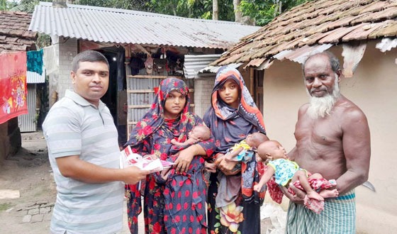 যমজ তিন সন্তানের চিকিৎসার দায়িত্বভার নিলেন ডাক্তার তন্ময় বিশ্বাস
