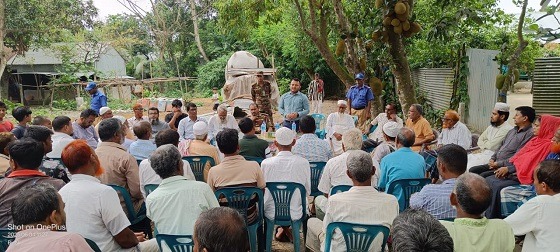 লাউহাটিতে সামাজিক সমস্যা সমাধানে প্রশাসনের মতবিনিময়