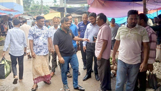 পলাশবাড়ীতে বাণিজ্য উপদেষ্টার আগমনস্থলের স্থান সমূহ পরির্দশন