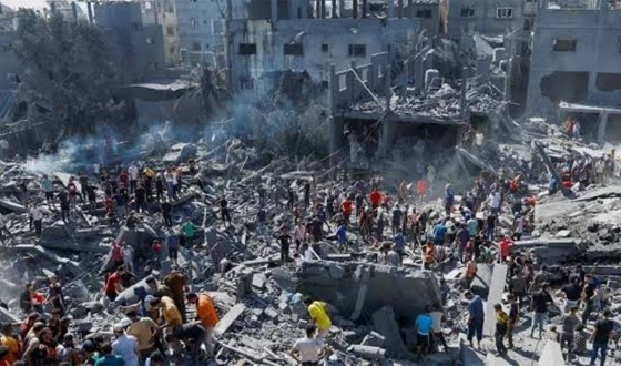 গাজায় ইসরায়েলি হামলায় ঝরলো আরও ৬০ প্রাণ