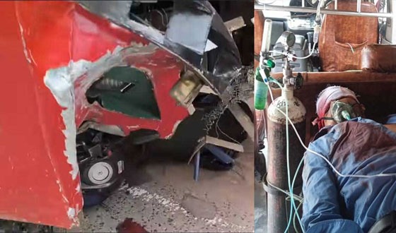 চাঁদপুরে বাস-মোটরসাইকেল সংঘর্ষে নিহত ১