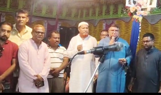 পাঁচবিবিতে হরিবাসর পরিদর্শনে বিএনপির নেতারা