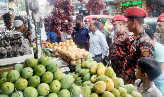 কমলগঞ্জে অবৈধ স্থাপনা উচ্ছেদ অভিযান