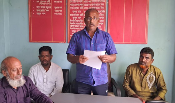 ছাত্রদল নেতাকে গ্রেফতারের প্রতিবাদে সংবাদ সম্মেলন