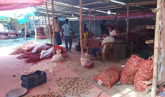 সরবরাহ স্বাভাবিক থাকায় ফুলবাড়ীতে স্থিতিশীল রয়েছে শাক-সবজির দাম