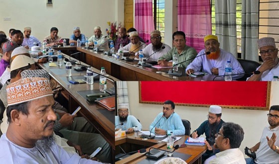 বাউফলে  শান্তিপূর্ণ  পরিবেশে এইচএসসি পরীক্ষা নিতে প্রস্তুতি সভা