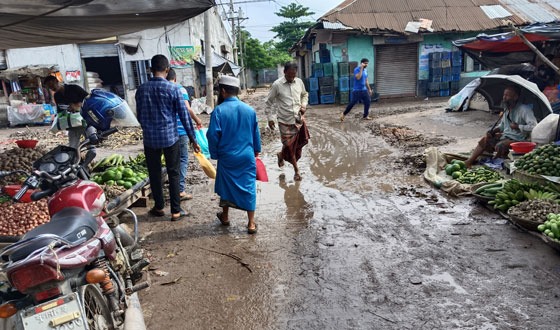 নিভুনিভু প্রদীপ ঐতিহ্যবাহী কপিলমুনি বাজার