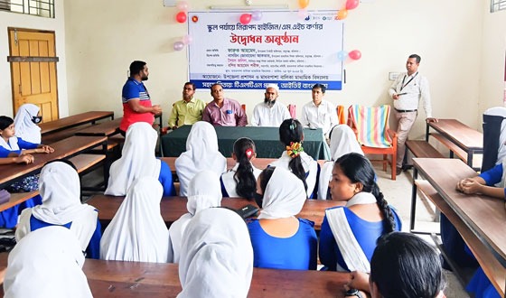 মেয়েদের স্বাস্থ্য সুরক্ষায় বাবুগঞ্জে শিক্ষাপ্রতিষ্ঠানে হাইজিন কর্নার স্থাপন