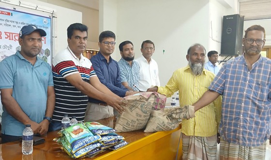 চাটমোহরে বীজ,চারা ও সার পেলো ২ হাজার ৮৬০ কৃষক ও শিক্ষার্থী