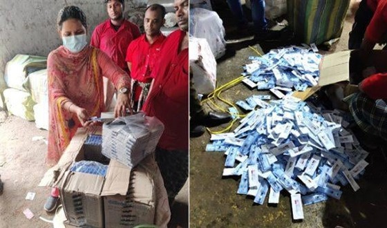 বেনাপোলে শুল্ক ফাঁকির ২ কোটি টাকার পণ্য চালান জব্দ