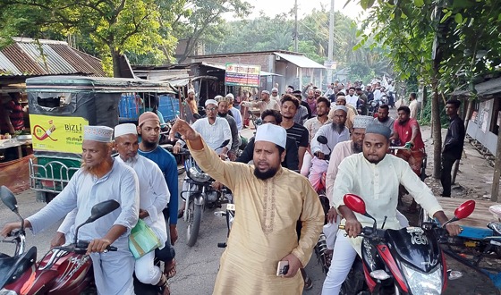 নড়াইল-১ আসনে জামায়াতে ইসলামীর প্রার্থীর গণসংযোগ