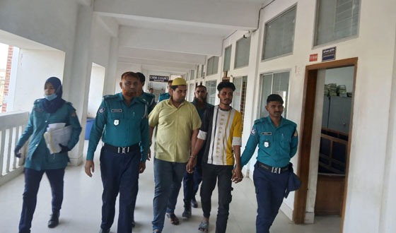 আবু সাঈদ হত্যা মামলার আসামীকে রিমান্ড শেষে জেল হাজতে প্রেরণ