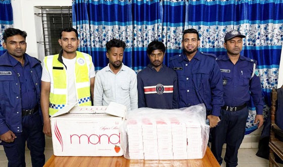 কমলগঞ্জে পিুলিশের বিশেষ অভিযানে আটক ২