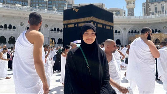 ওমরাহ হজ পালন করতে মক্কায় বর্ষা