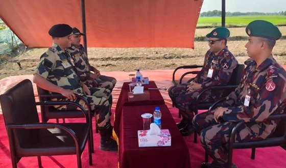 মহেশপুর সীমান্তে কমান্ডার পর্যায়ে বৈঠক