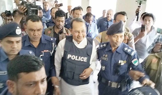 সম্পাদক মাহমুদুর রহমানকে হত্যাচেষ্টা মামলায় সাবেক তথ্যমন্ত্রী কারাগারে