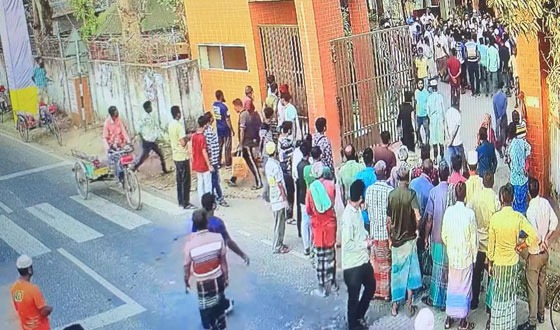 ক্ষেতলালে বিএনপি নেতার নেতৃত্বে থানায় হামলা, পুলিশসহ আহত ৭