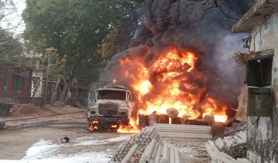 দেলদুয়ারের লাউহাটি বাজারে ভয়াবহ ভগ্নিকাণ্ড