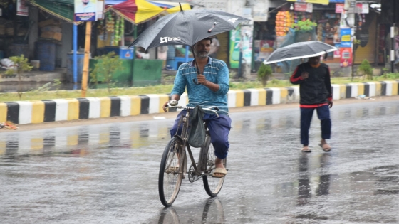 রাজশাহীত গুড়ি গুড়ি বৃষ্টি