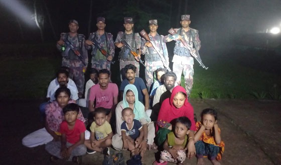 কমলগঞ্জ সীমান্তে দিয়ে ১৫ জনকে পুশইন করেছে বিএসএফ