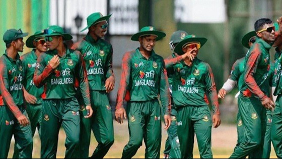 বৃষ্টিবিঘ্নিত ম্যাচে সিরিজ জয় জুনিয়র টাইগারদের