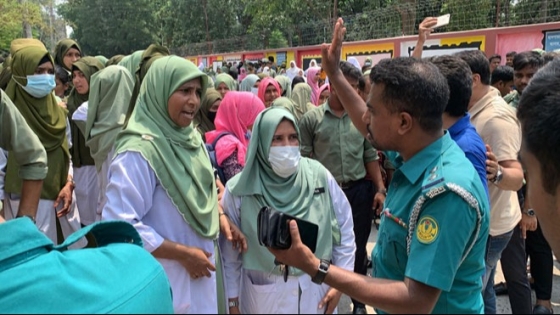 রাজশাহী নার্সিং কলেজের শিক্ষার্থীদের সংঘর্ষ, আহত ১০