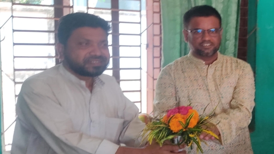 তানোর পৌরসভা দাখিল মাদ্রাসায় নতুন এডহক কমিটির পরিচিত সভা