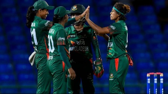 র‍্যাঙ্কিংয়ে উন্নতি হলো নারী ক্রিকেট দলের