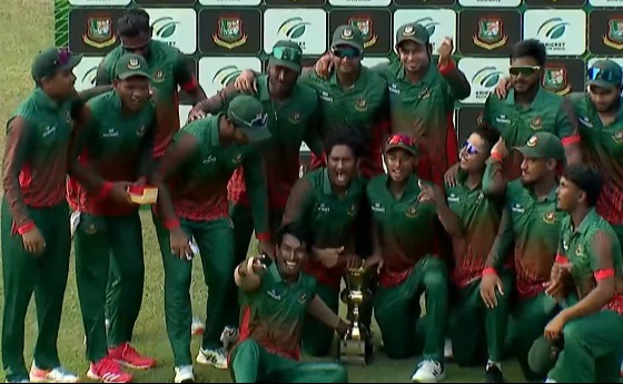 প্রোটিয়া ইমার্জিংয়ের বিপক্ষে সিরিজ জিতলো বাংলাদেশ