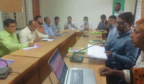 মান্দায় দুর্যোগ ব্যবস্থাপনা কমিটির সঙ্গে ডাসকোর সভা