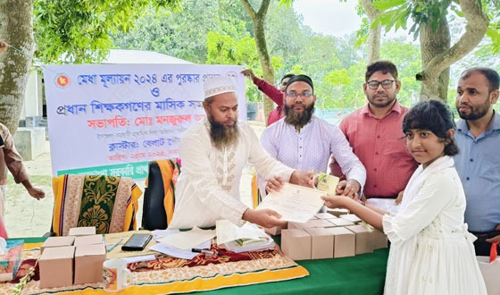 কালীগঞ্জে মেধা মূল্যায়ন শিক্ষার্থীদের পুরস্কার বিতরণ