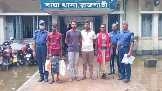 বাঘায় ইয়াবা ও গাঁজাসহ গ্রেফতার ৪