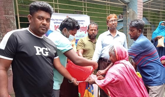 জালালাবাদ ৬৪১পরিবারের মাঝে ঈদুল আযহা উপলক্ষে চাউল বিতরণ