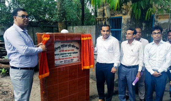 রাণীনগরে ইউনিয়ন ভূমি অফিসের ভিত্তিপ্রস্তর স্থাপন
